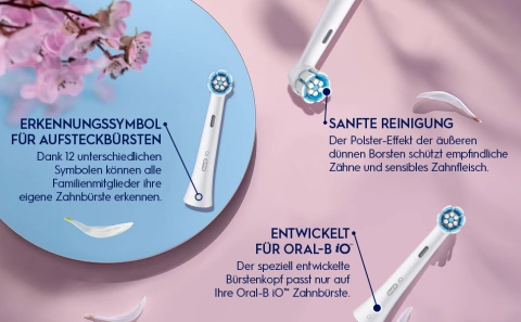 Oral-B Aufsteckbürsten iO Sanfte Reinigung 6er weiß 4210201418221 | akatronik