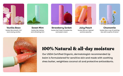 100% Natural &amp; all-day moisture
