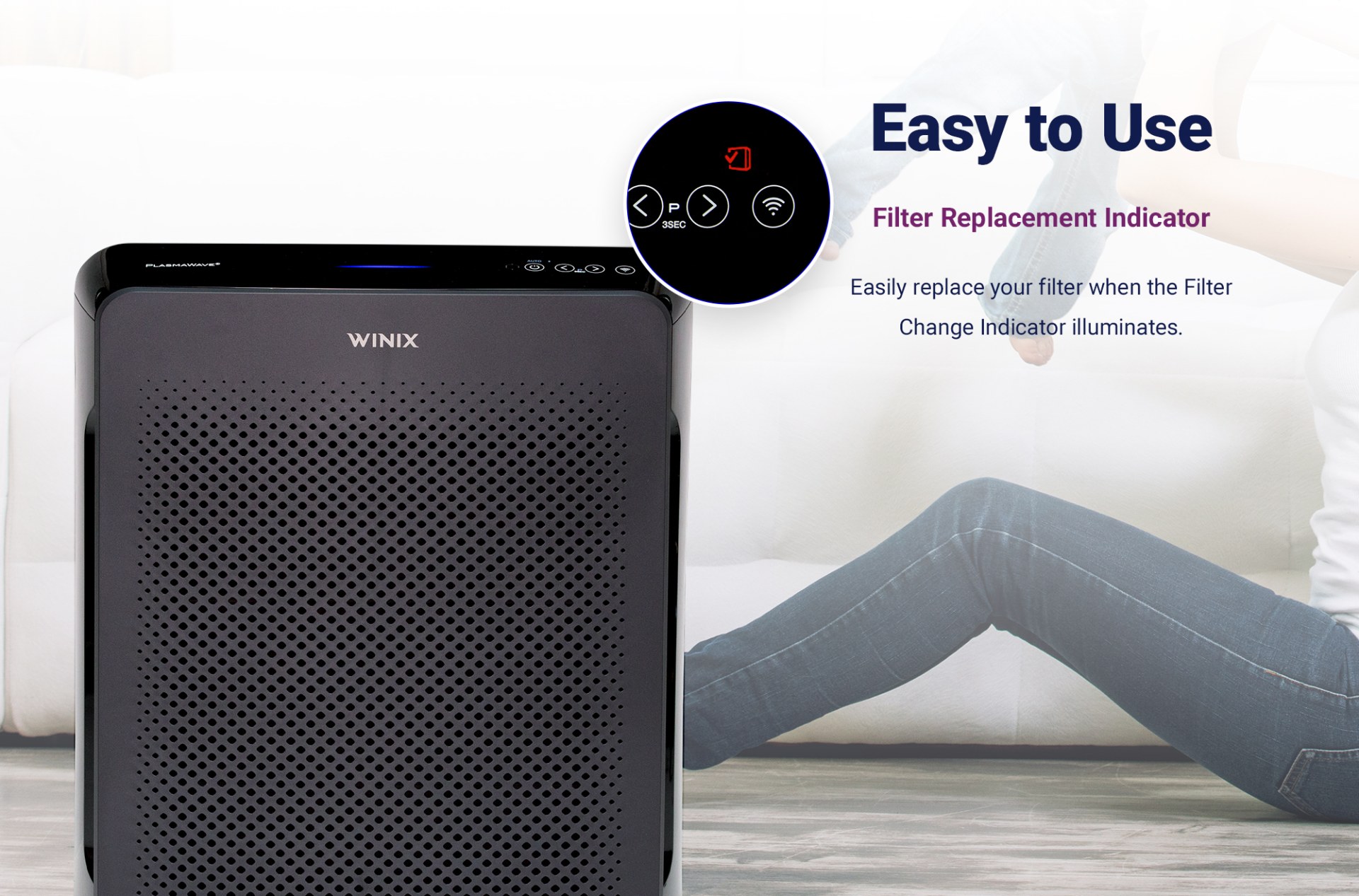 Winix C909 4Stage Air Purifier with WiFi & Plasmawave Technology