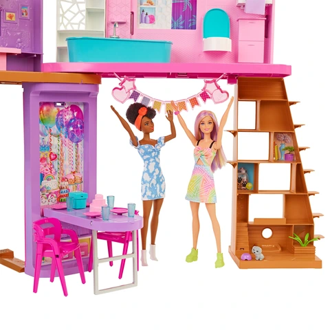 Barbie Casa Malibú Muñecas Tv Toys