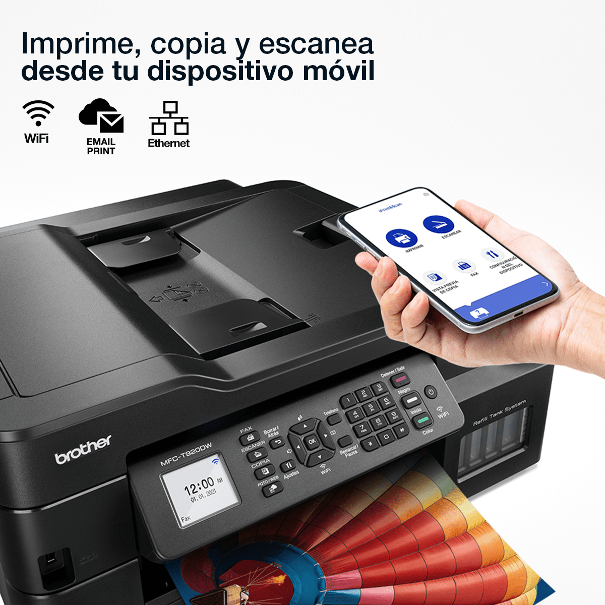 MFCT-920DW | Multifuncional de inyección de tinta a color MFC-T920DW  InkBenefit Tank con conectividad inalámbrica e impresión dúplex | Brother  México