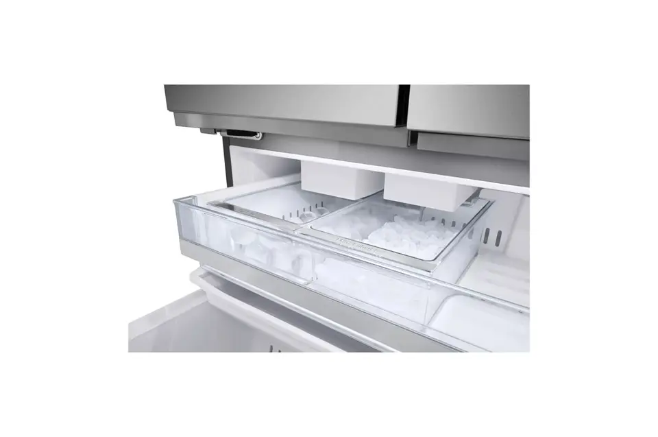 bottom drawer open- side view