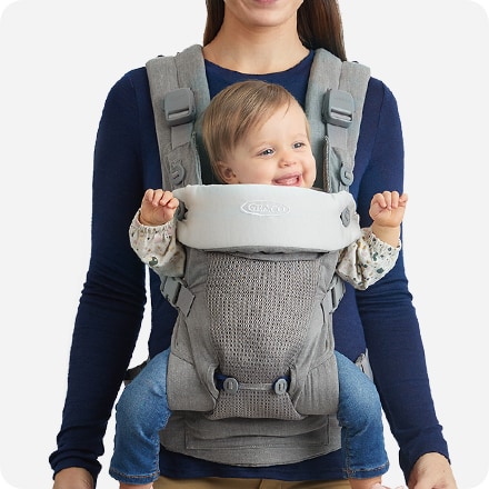 Seggiolino per bambini rivolto verso l'esterno