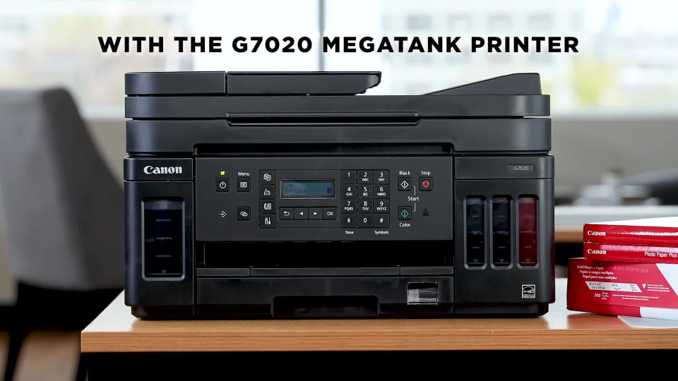 Canon PIXMA G7020 Wireless MegaTank AllinOne Printer