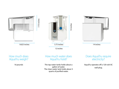 AquaTru's countertop water purifiers use our patented 4-Stage Reverse  Osmosis purification technology to filter out over 80 harmful…