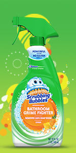 Scrubbing Bubbles Citrus Scent Bathroom Grime Fighter Bathroom Cleaner  Spray - 32oz : Target