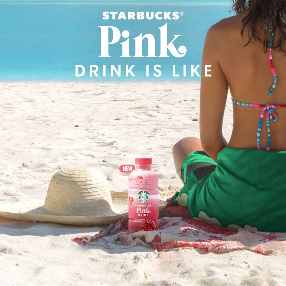 Miniature Paradise Starbucks Drink/pink Car Accessories for Women