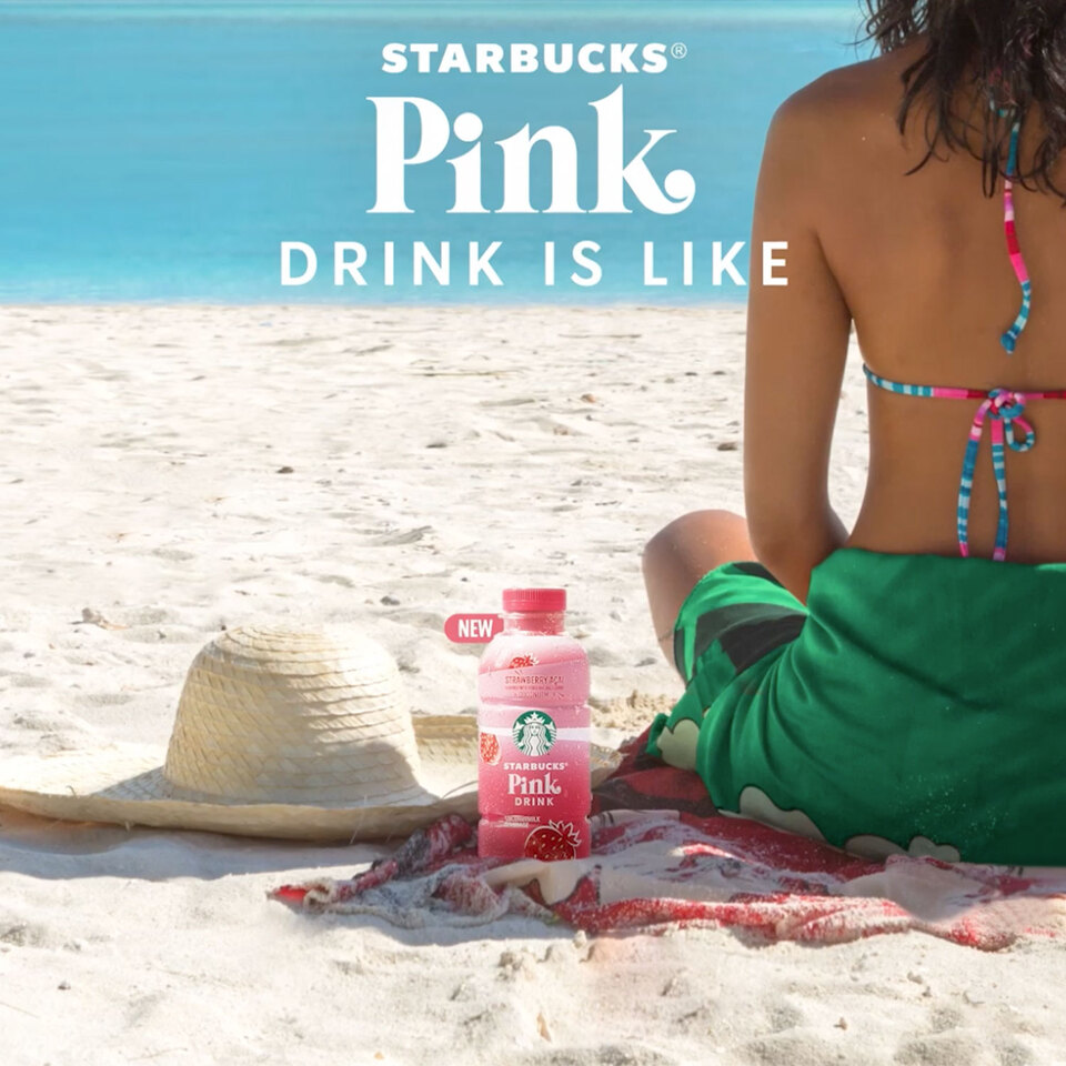 thumbnail video image 2 of PR Starbucks Paradise Drink Pineapple Passionfruit with Coconut Milk, 14 fl oz Bottle, 2 of 8