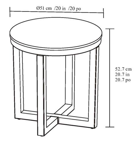 Table detail dimension