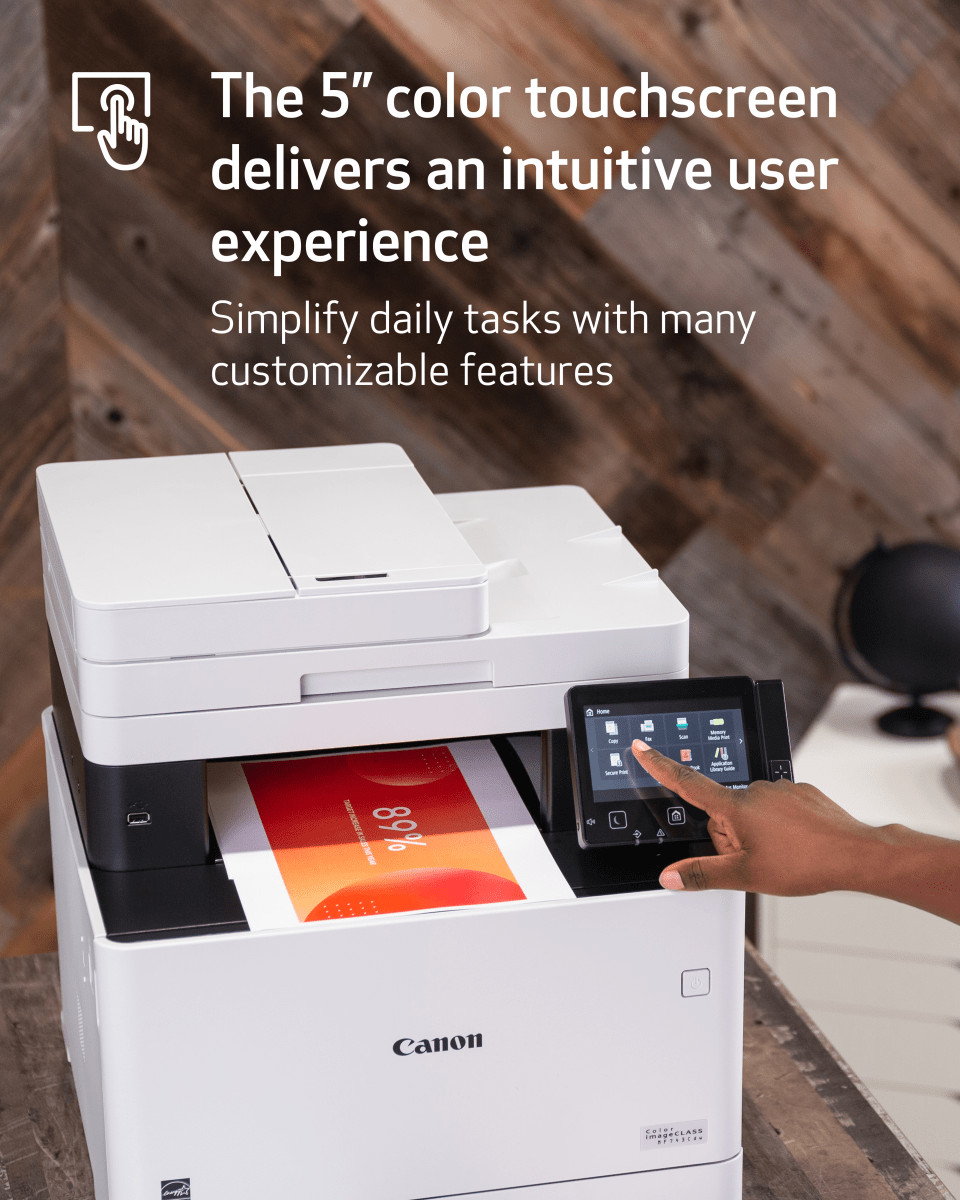 canon color imageclass mf743cdw wireless multifunction laser printer