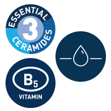 Hyaluronic Acid, Vitamin B5, and Ceramides