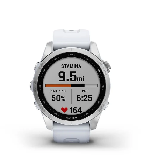 GARMIN FENIX 7S GPSウォッチ fenix 7S, Silver with Graphite Band - Walmart.com
