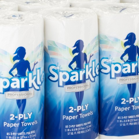 Sparkle Professional Series 70 Sheets 2-Ply Premium Paper Towel Roll - 30/Case