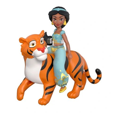 Coloriage Princesse Jasmine Et Rajah - Dessin gratuit à imprimer