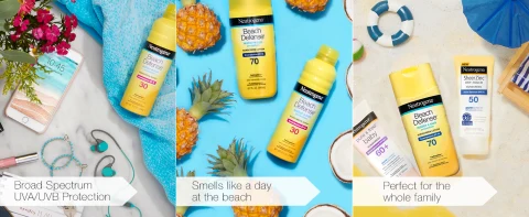 Neutrogena: Broad Spectrum UVA/UVB Protection for the whole family