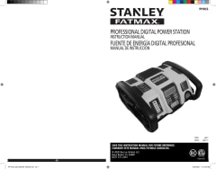  Stanley PP1DCS Fatmax 1000 Peak Amp Power Station : Automotive