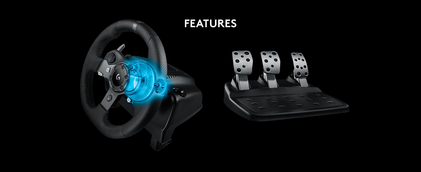 Logitech G920 Driving Force Racing Wheel With Floor Pedals For Xbox Bundle  : Target