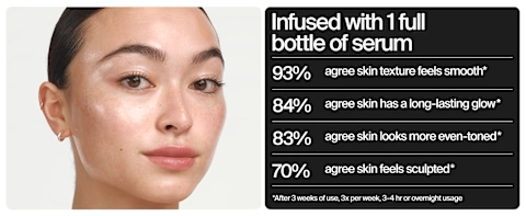 micro nutrients collagen pure skin plumping uneven treatment correcting glass skin face mask