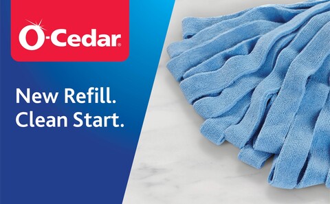 O-Cedar Microfiber Cloth Mop Microfiber Cloth Mop with 2 Extra Refills,  Pack - 1