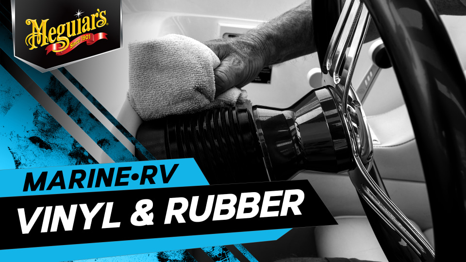 Meguiar's M57 Marine/RV Vinyl and Rubber Cleaner Protectant, M5716, 16 Oz