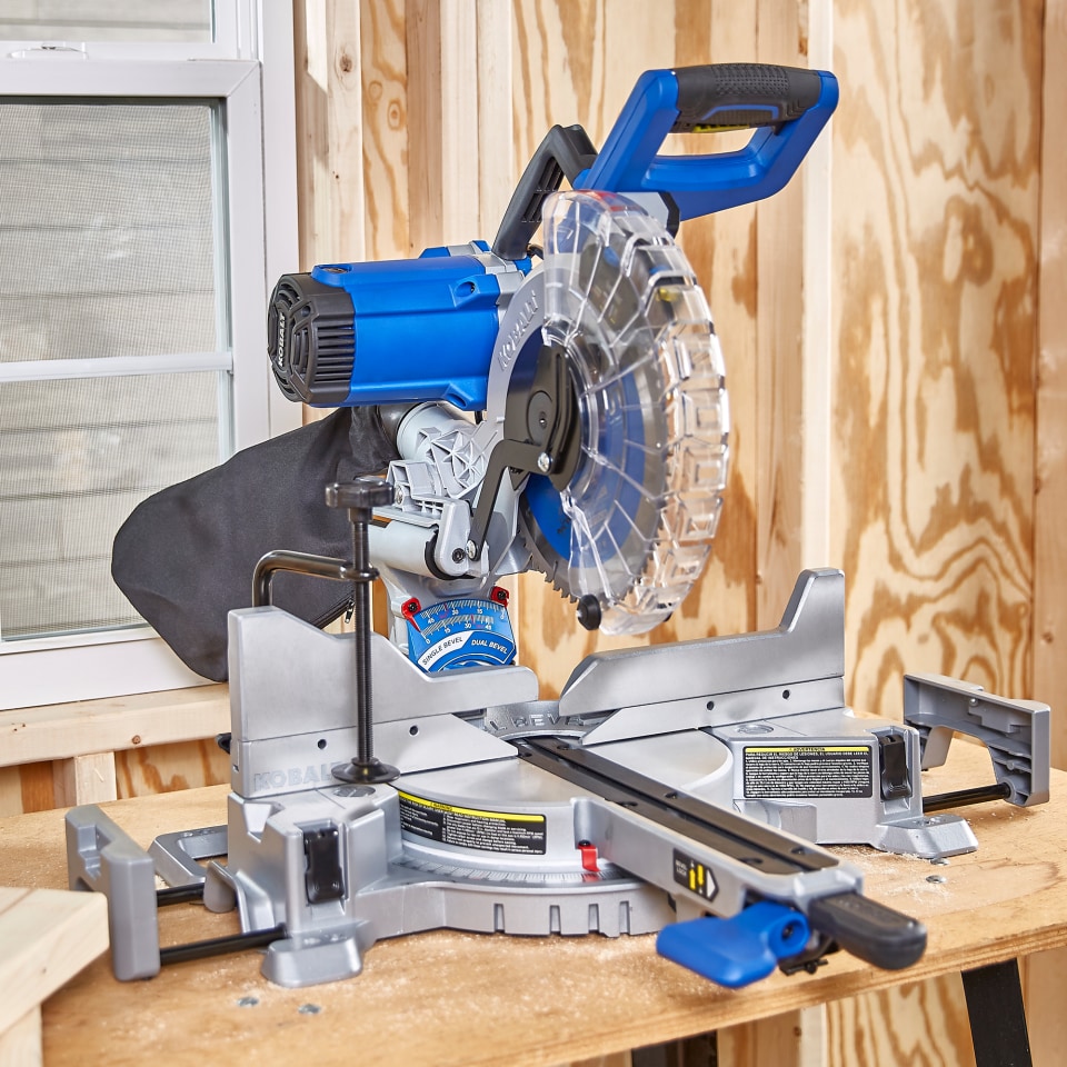 Kobalt 10-in 15 A Dual Bevel Sliding Compound Corded Mitre Saw 