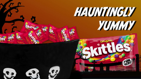 SKITTLES Shriekers Sour Fun Size Chewy Halloween Candy, 10.72oz