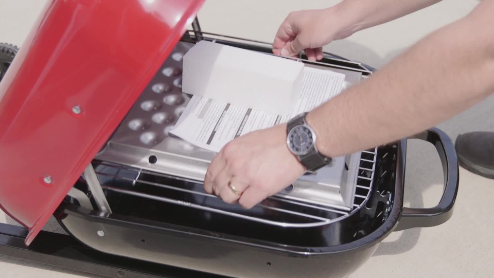 Americana WalkABout 100 PreAssembled Portable Steel Charcoal Grill