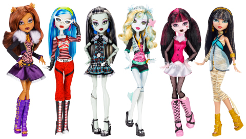 monster high dolls from walmart