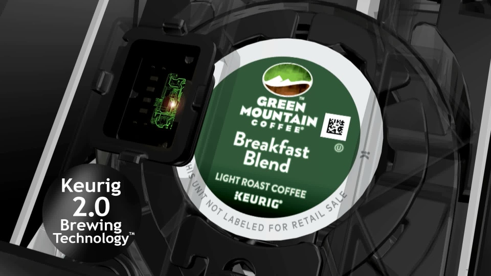 thumbnail video image 6 of Keurig K525 Single Serve Coffee Brewer, Slate, 6 of 8