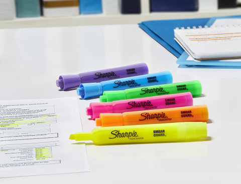 Sharpie - Highlighter Marker: Assorted Color, AP Non-Toxic, Chisel Point -  57310674 - MSC Industrial Supply