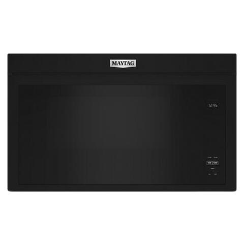 Maytag Flush Built in Design 1.1-cu ft 1000-Watt Over-the-Range Microwave  with Sensor Cooking (White)