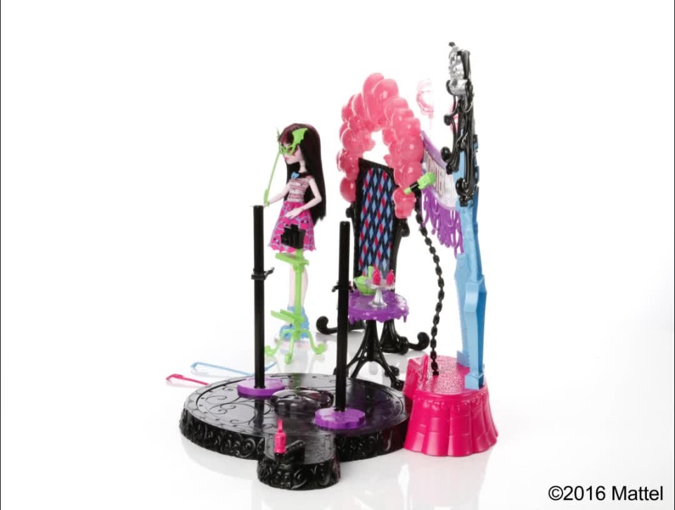 thumbnail video image 2 of Monster High W Elcome To Monster High Dance The Fright Away Playset, 2 of 23