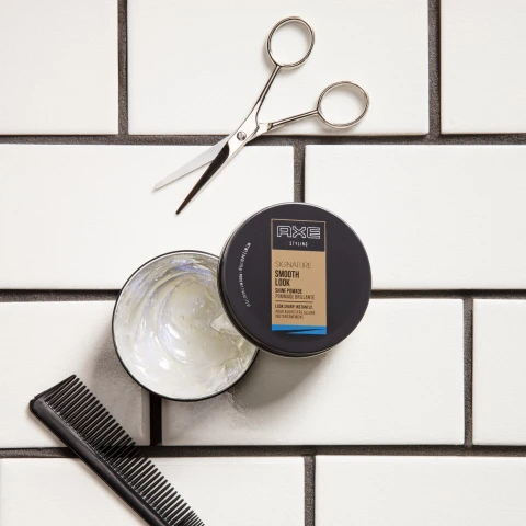 女の子向けプレゼント集結 Signature Pomade Styling AXE Shine Oz 2.64 - Look Smooth スタイリング剤
