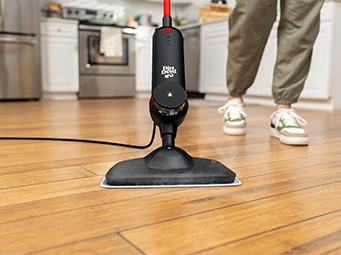 Dirt Devil Corded Steam Mop for Hard Floor in Black with Steam Water,  Microfiber Mop Pad WD20000 - The Home Depot