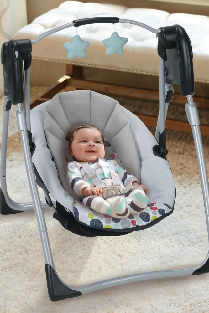 Graco Slim Spaces Compact Baby Swing - Humphry