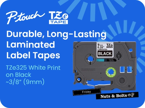 TZE325 | LabelMakersPrinters | By Brother