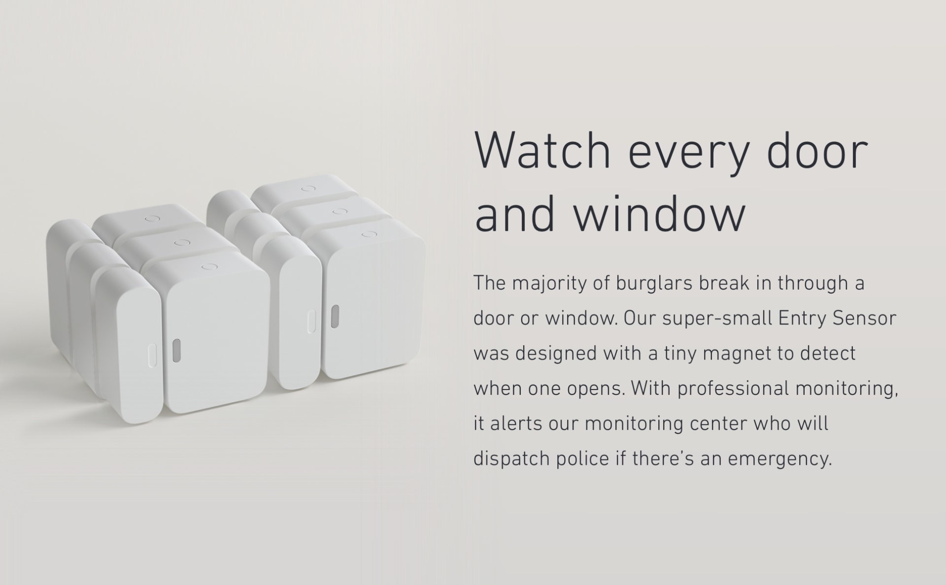 SimpliSafe Wireless Entry Sensor, 6Pack Homesmartcamera