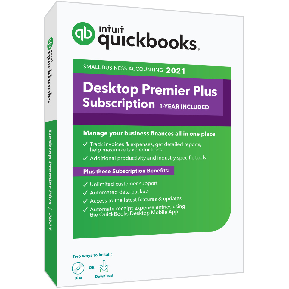 quickbooks desktop premier contractor edition 2021