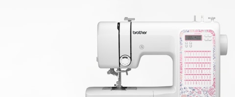 Brother CP60X - Máquina de coser computarizada, 60 puntadas integradas,  pantalla LCD, 7 pies incluidos, color blanco