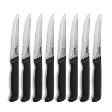 Calphalon Premier Cutlery SharpIN 8 Piece High Carbon Steel Steak Knife Set