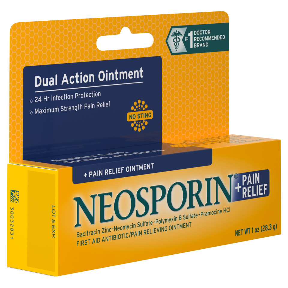 Neosporin Original First Aid Antibiotic Bacitracin Ointment 1 Oz