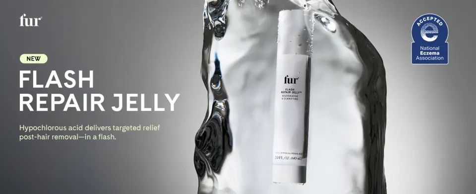 fur ingrown hair treatment flash repair jelly hypochlorous acid gel