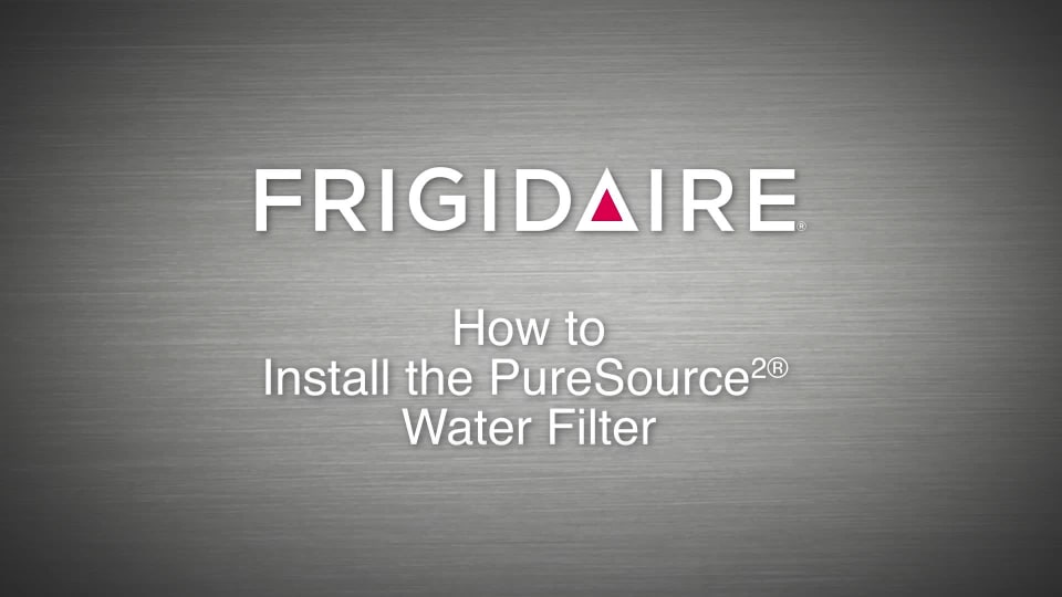 Frigidaire Water Filter Replacement, Assembly Pack of 2 Filters