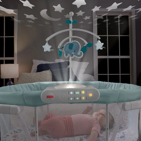 Fisher price soothing motions bassinet in windmill online