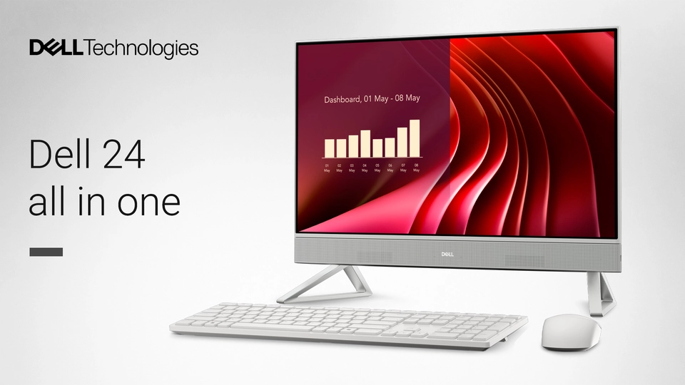 Computador Dell 24 All-in-one EC24250 23.8