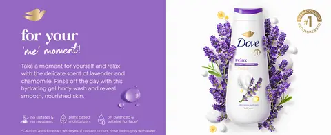 Dove Relaxing Care Lavender & Chamomile Bath Salts With Skin-Natural Moisturisers To Relax Your Mind & Body, Leaving Your Skin Smooth & Soft 900 G - View #3