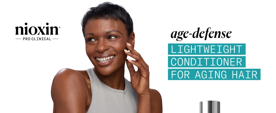 Nioxin Age Defense light weight conditioner for aging hair