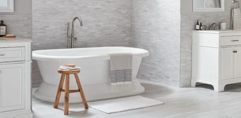 Mohawk® Vivant Gloss White 3 x 6 Ceramic Bullnose Trim