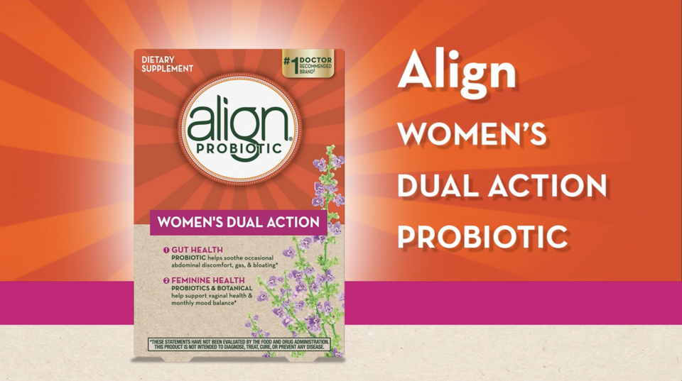 Align Womens Dual Action Probiotic 70 Count