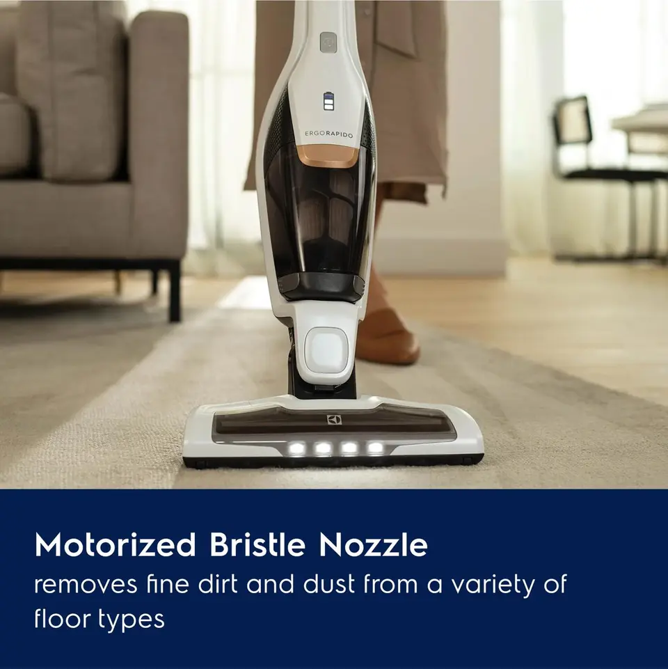 Electrolux Ergorapido Cordless 2-in-1 Vacuum with BrushRoll Clean